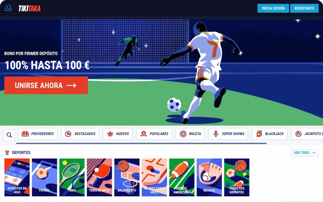 sitio web del casino tikitaka